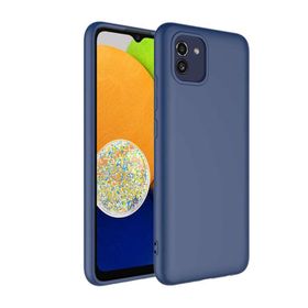 Musal Galaxy A03 Lansman Tasarım İç Yüzeyi Kadife Silikon Kılıf