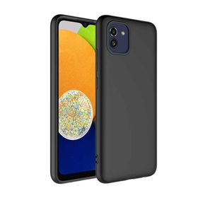 Musal Galaxy A03 Lansman Tasarım İç Yüzeyi Kadife Silikon Kılıf