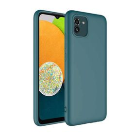 Musal Galaxy A03 Lansman Tasarım İç Yüzeyi Kadife Silikon Kılıf