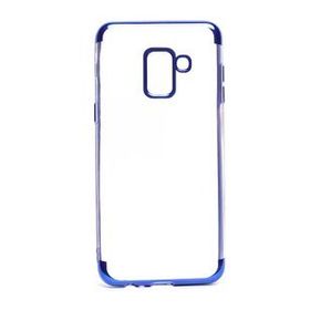 Musal Galaxy A8 2018 İnce Köşeleri Renkli Şeffaf Silikon Kılıf