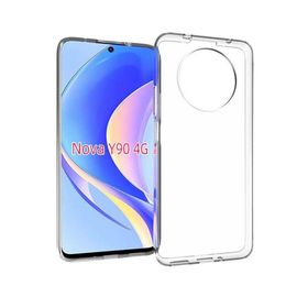 Musal Huawei Nova Y90 İnce ve Esnek Şeffaf Süper Silikon Kılıf