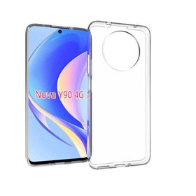 Musal Huawei Nova Y90 İnce ve Esnek Şeffaf Süper Silikon Kılıf