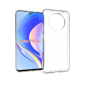 Musal Huawei Nova Y90 İnce ve Esnek Şeffaf Süper Silikon Kılıf