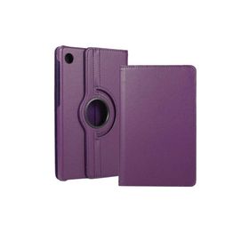 Musal Lenovo Tab M10 Plus TB-125F TB-128F 3. Jenerasyon Dönen Standlı 360 Mor Tablet Kılıf
