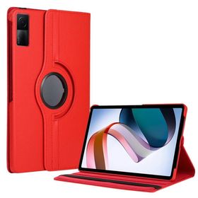 Musal Xiaomi Redmi Pad Dönen Standlı 360 Kırmızı Tablet Kılıf