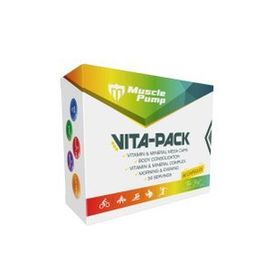 Muscle Pump Vita-Pack Vitamin Mineral 60 Kapsül Protein