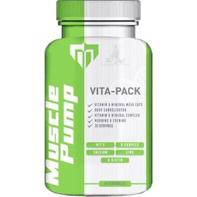 Muscle Pump Vita-Pack Vitamin Mineral 60 Kapsül Protein