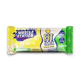 Muscle Station 40 gr Banana Fit Snack Yulaf Bar