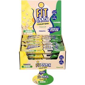 Muscle Station 40 gr Banana Fit Snack Yulaf Bar
