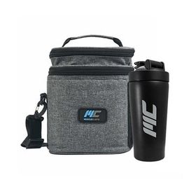 MuscleCloth 739 ml Siyah Paslanmaz Çelik Shaker