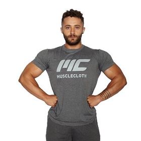 MuscleCloth Basic Gri T-Shirt