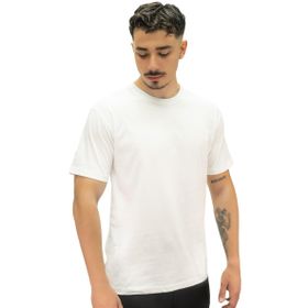 MuscleCloth Basic Kısa Kollu Beyaz Erkek T-Shirt