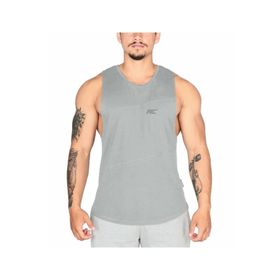 MuscleCloth Elite Kolsuz Gri T-Shirt