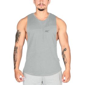 MuscleCloth Elite Kolsuz Gri T-Shirt