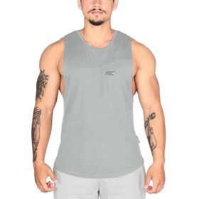MuscleCloth Elite Kolsuz Gri T-Shirt