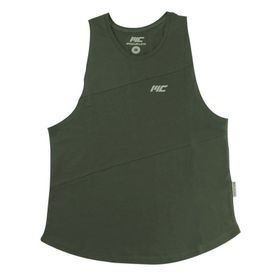 MuscleCloth Elite Kolsuz Haki T-Shirt