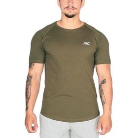 MuscleCloth Elite Reglan Haki T-Shirt