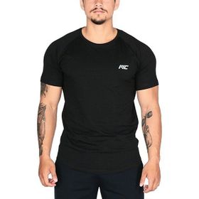 MuscleCloth Elite Reglan Siyah Erkek T-Shirt