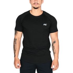 MuscleCloth Elite Reglan Siyah T-Shirt