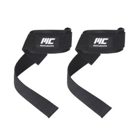 MuscleCloth Lifting Straps Siyah Standart Padded