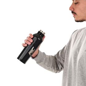 MuscleCloth Paslanmaz 500 ml Siyah Çelik Termos