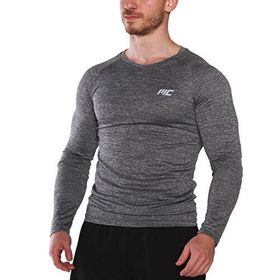 MuscleCloth Pro Stretch Füme Erkek Uzun Kollu T-Shirt