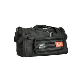 MuscleCloth Tactical Duffel Bag Siyah Silindir Çanta