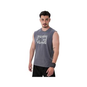 MuscleCloth Tactical Füme Erkek Kolsuz T-Shirt