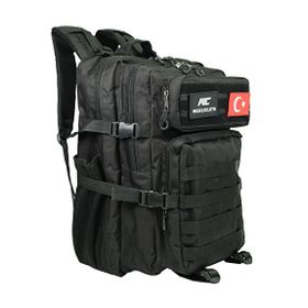 MuscleCloth Tactical Siyah Sırt Çantası