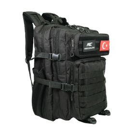 MuscleCloth Tactical Siyah Sırt Çantası