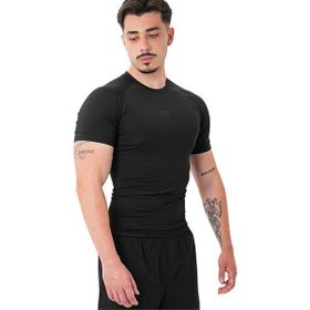 MuscleCloth Tech Siyah Erkek Kısa Kollu T-Shirt