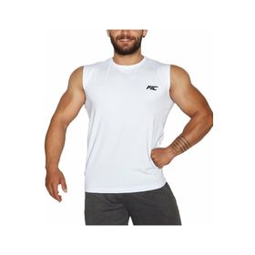 MuscleCloth Training Kolsuz Beyaz Erkek T-Shirt