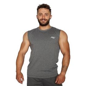MuscleCloth Training Kolsuz Gri T-Shirt