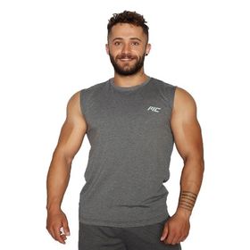 MuscleCloth Training Kolsuz Gri T-Shirt