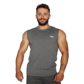 MuscleCloth Training Kolsuz Gri T-Shirt