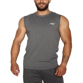 MuscleCloth Training Kolsuz Gri T-Shirt