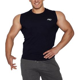 MuscleCloth Training Kolsuz Lacivert T-Shirt