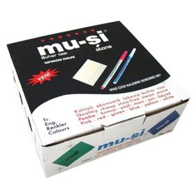 Muşi Musi-01 100 Adet Karışık Sabun Çizgi Taşı