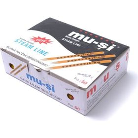 Muşi Musi-06 50 Adet Beyaz Sabun Kalem Çizgi Taşı