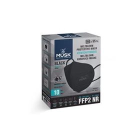 Musk FFP2 N95 10'lu Gri Maske
