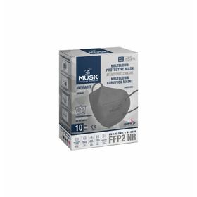 Musk FFP2 N95 20'li Gri Maske