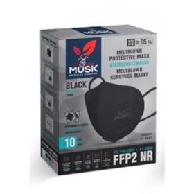 Musk FFP2 N95 20'li Siyah Maske