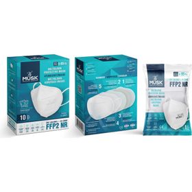 Musk FFP2 N95 30'lu Mix 5 Renk Maske