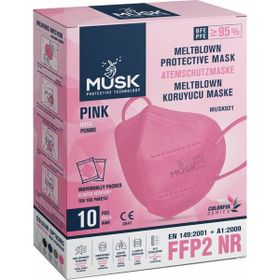 Musk FFP2 N95 40'lı Pembe Maske