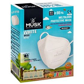Musk Ffp2 Xs 10'lu Beyaz Çocuk Maske