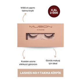 Muson Lashes No:1 Takma Kirpik