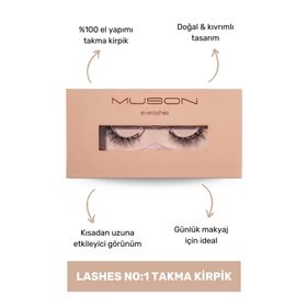 Muson Lashes No:1 Takma Kirpik