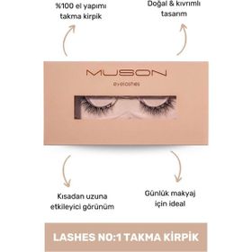 Muson Lashes No:1 Takma Kirpik