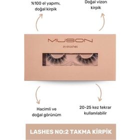 Muson Lashes No:2 Takma Kirpik