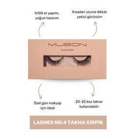 Muson Lashes No:4 Takma Kirpik